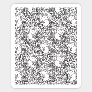 I Frigging Believe Pattern Sticker